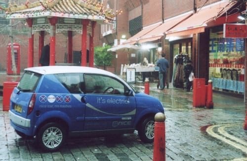 The Nicecar in London's Chinatown.